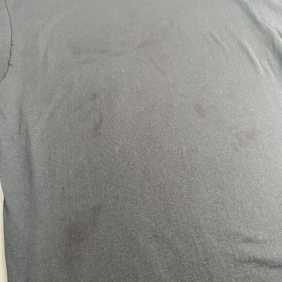 Highland-Springs Football Logo Men's T Shirt size L Black Short Sleeve,Gildan - Picture 7 of 11